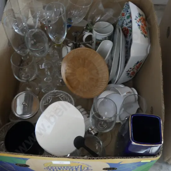 Glassware etc