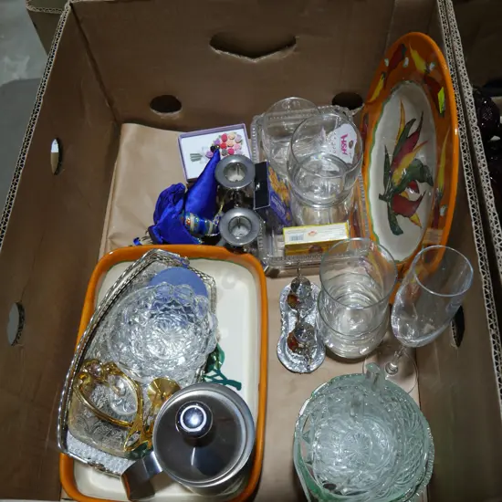 Glassware etc