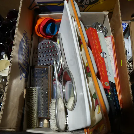Cutlery, serving plates etc