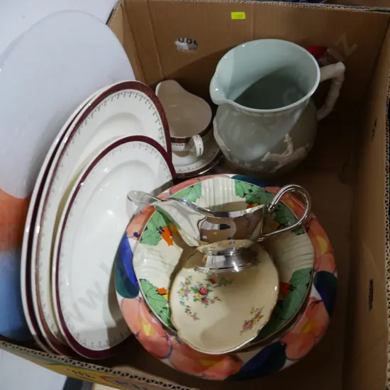 Serving plates etc