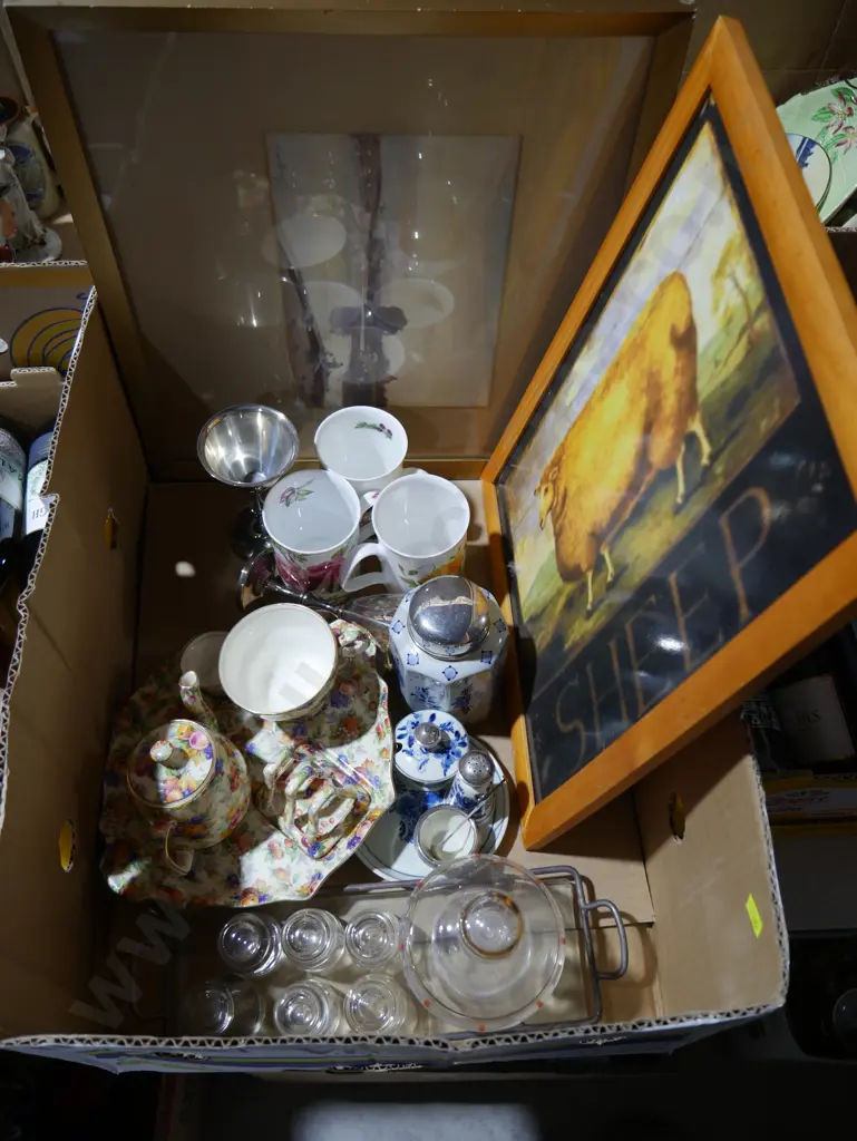 Breakfast set, glassware etc Image 1++