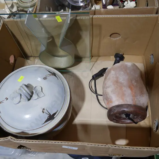 Salt lamp, vase etc