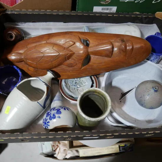 Pottery, mask etc