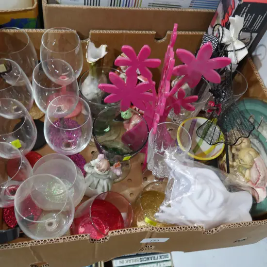Glassware etc