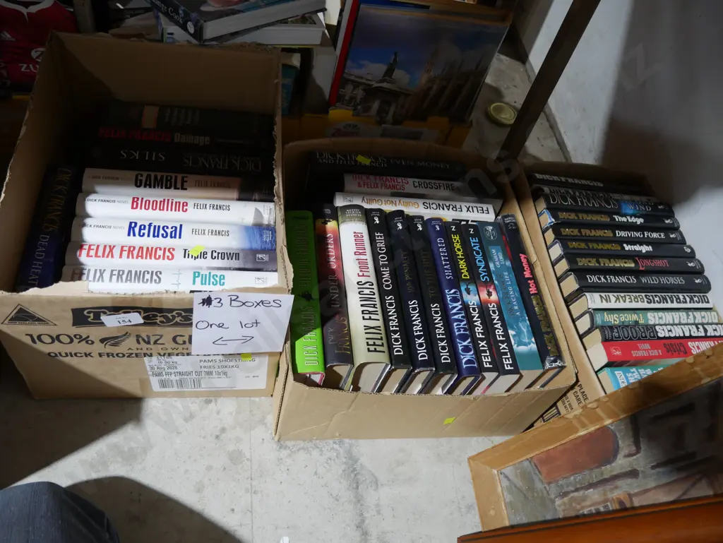 Three boxes of books Image 1++