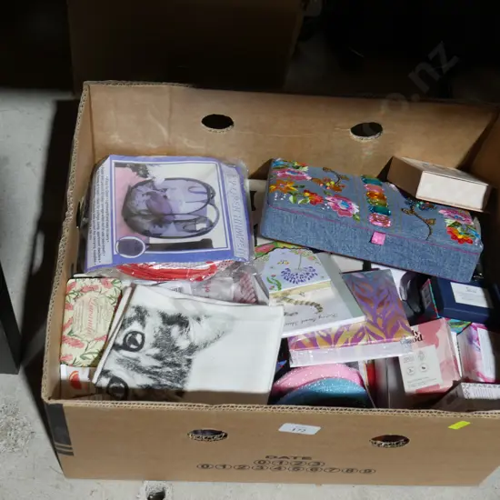 Soaps, jewellery box etc