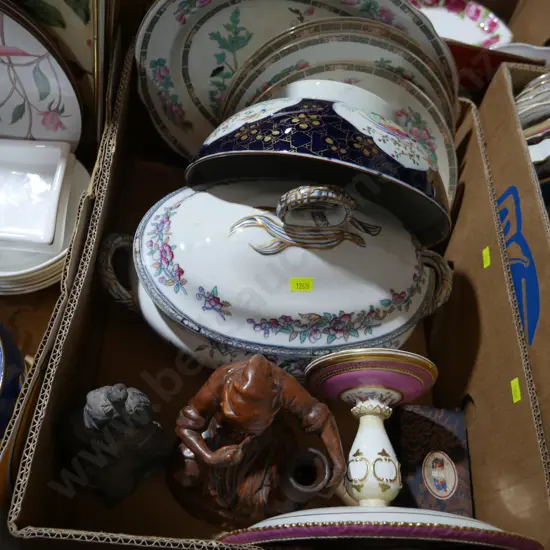 Oriental china, figurines