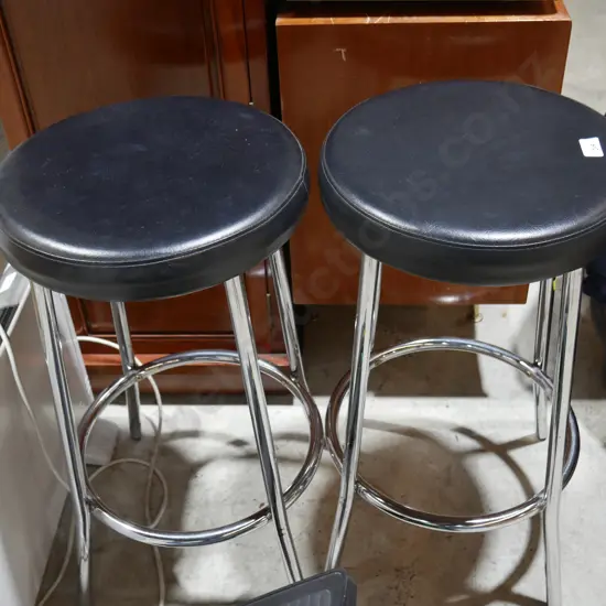 Two bar stools