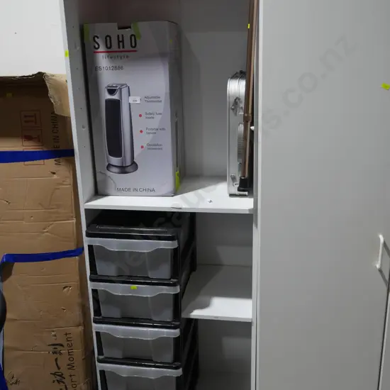 Bookcase with storage drawers