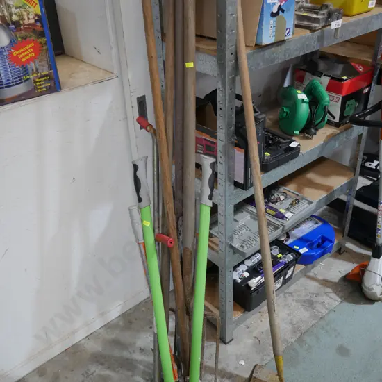 Assorted garden tools