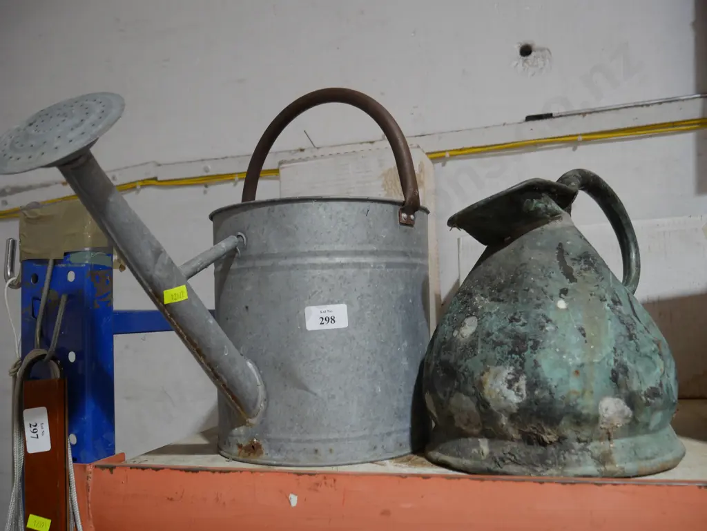 Tin watering can etc Image 1++