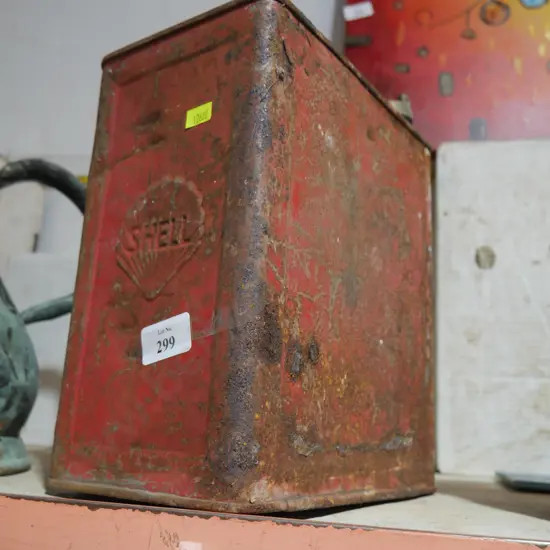 Shell petrol can