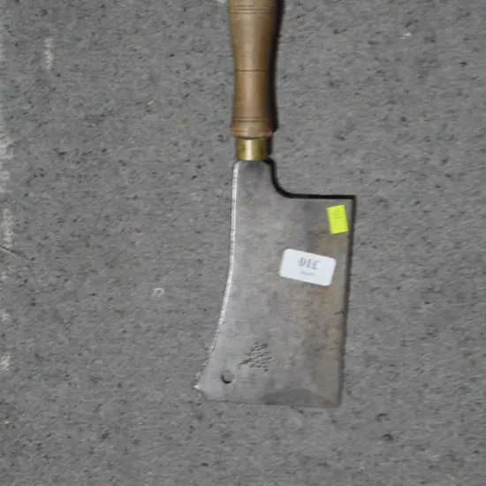 S&J cast steel meat cleaver