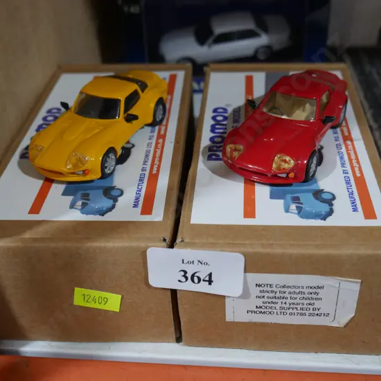 Two model cars