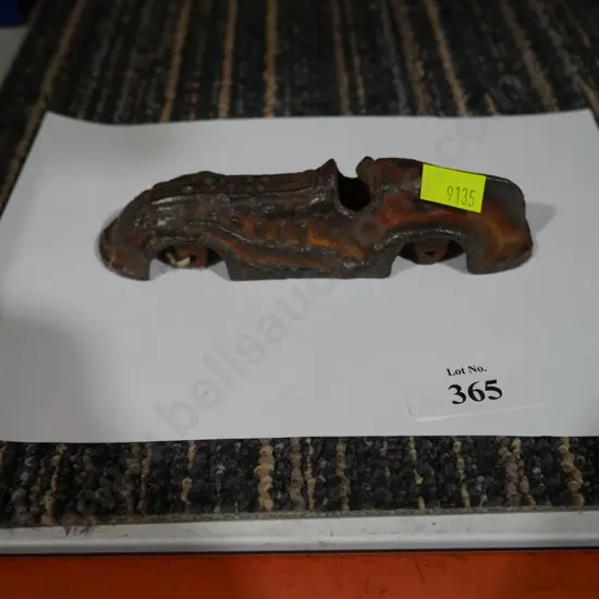 Cast iron toy car