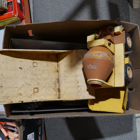 Toy trucks etc