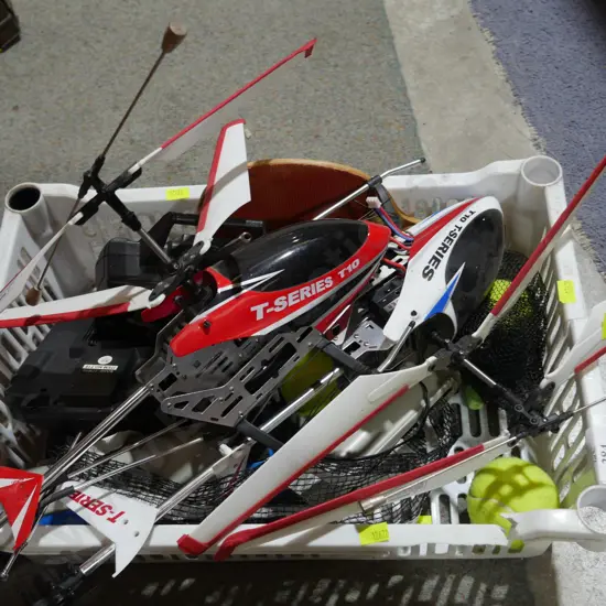 RC helicopters etc
