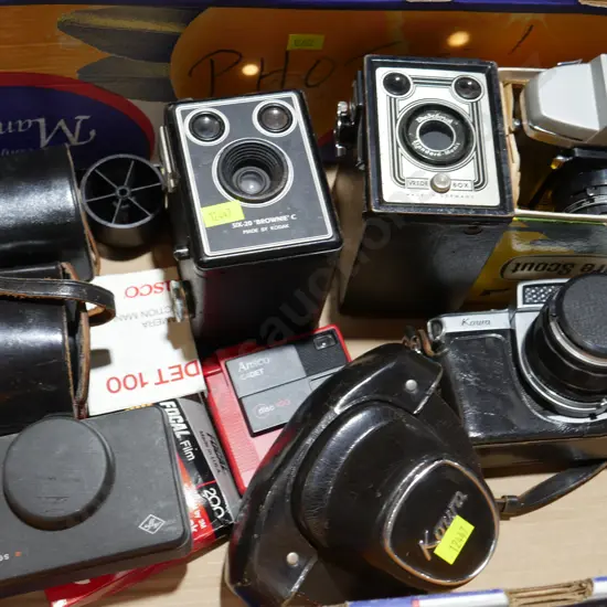 Assorted cameras etc