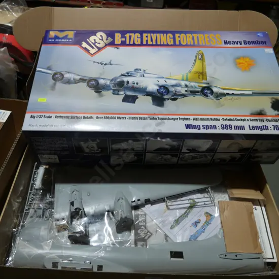 Kitset model b17g flying fortress
