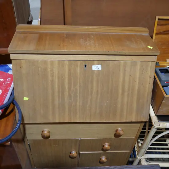 Drop front desk