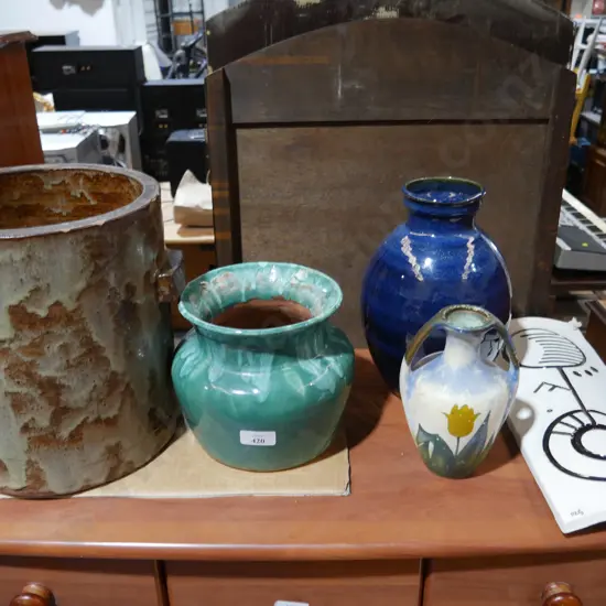 Assorted pottery