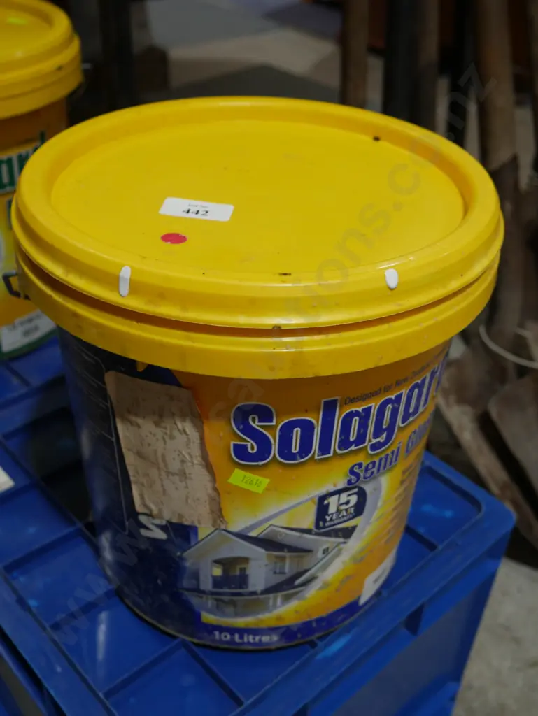 Solarguard semi-gloss paint - white Image 1++