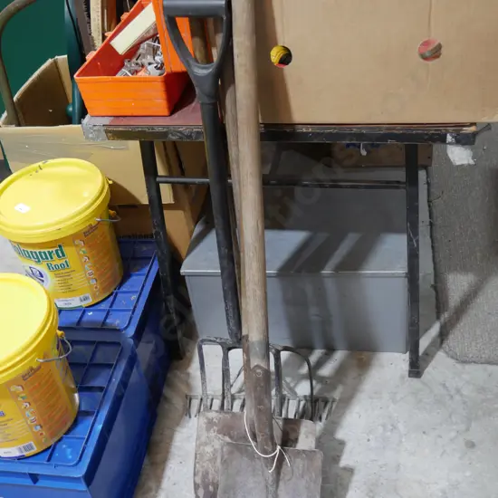 Assorted garden tools