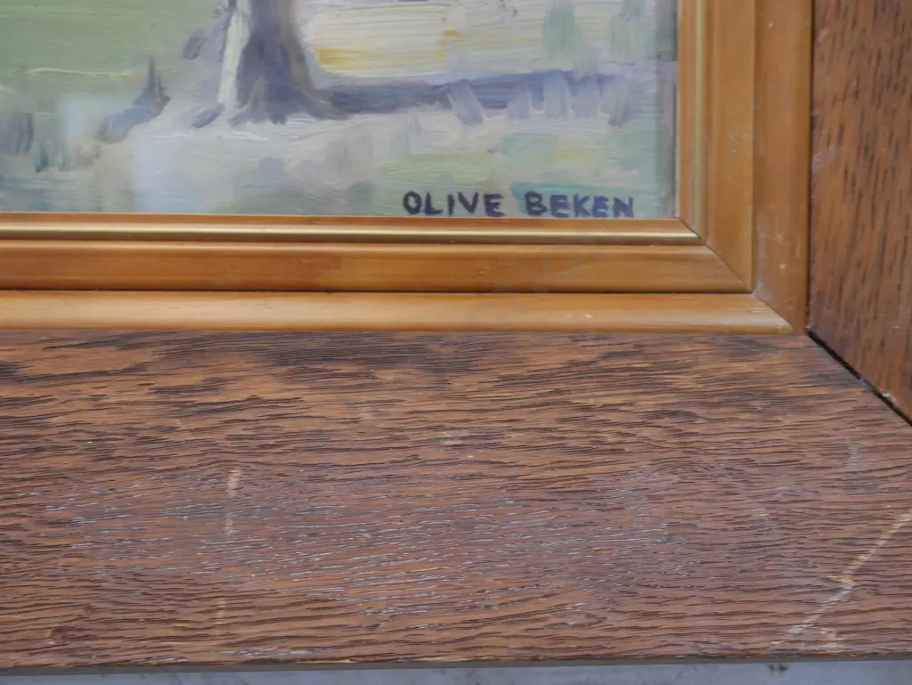 Olive Beken framed oil painting Image 1++