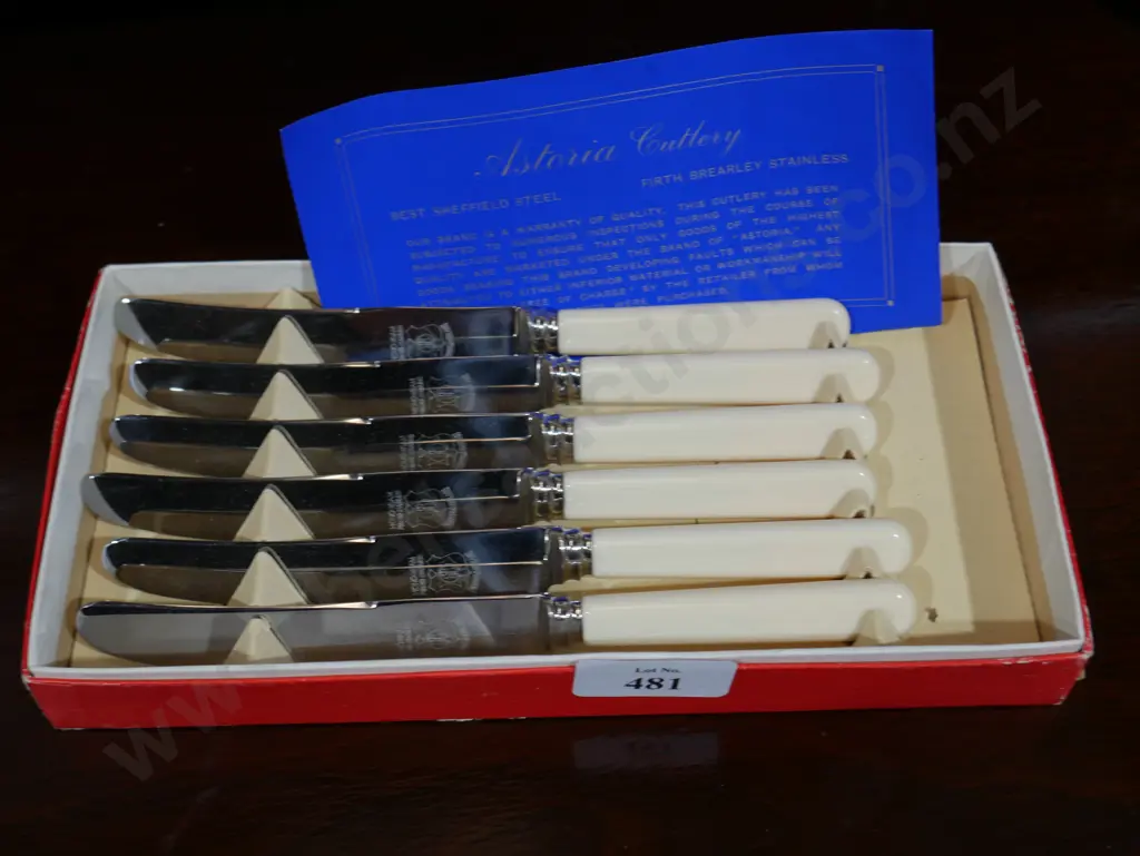 Boxed Astoria Cutlery knife set Image 1++