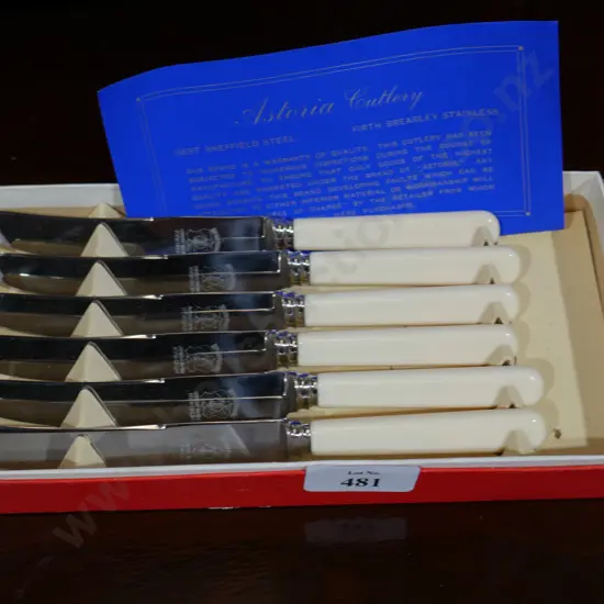 Boxed Astoria Cutlery knife set