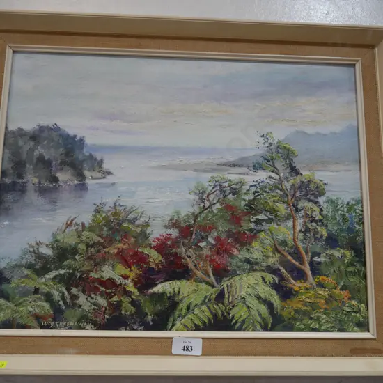 Lucy Greenaway oil painting