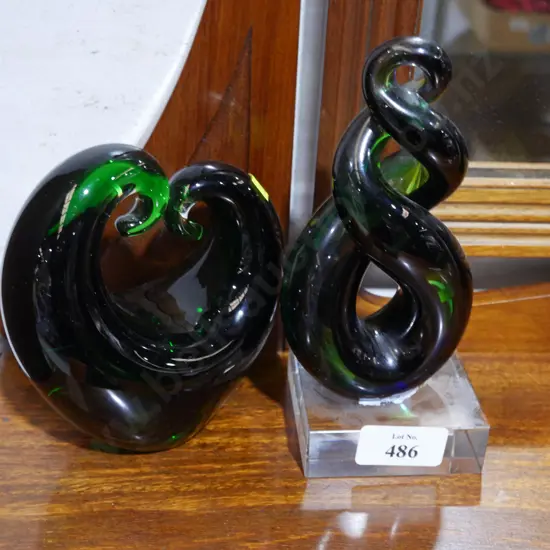 Art glass sculptures