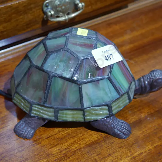 Tortoise table lamp