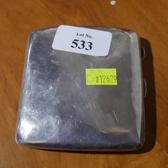 Stirling silver cigarette case