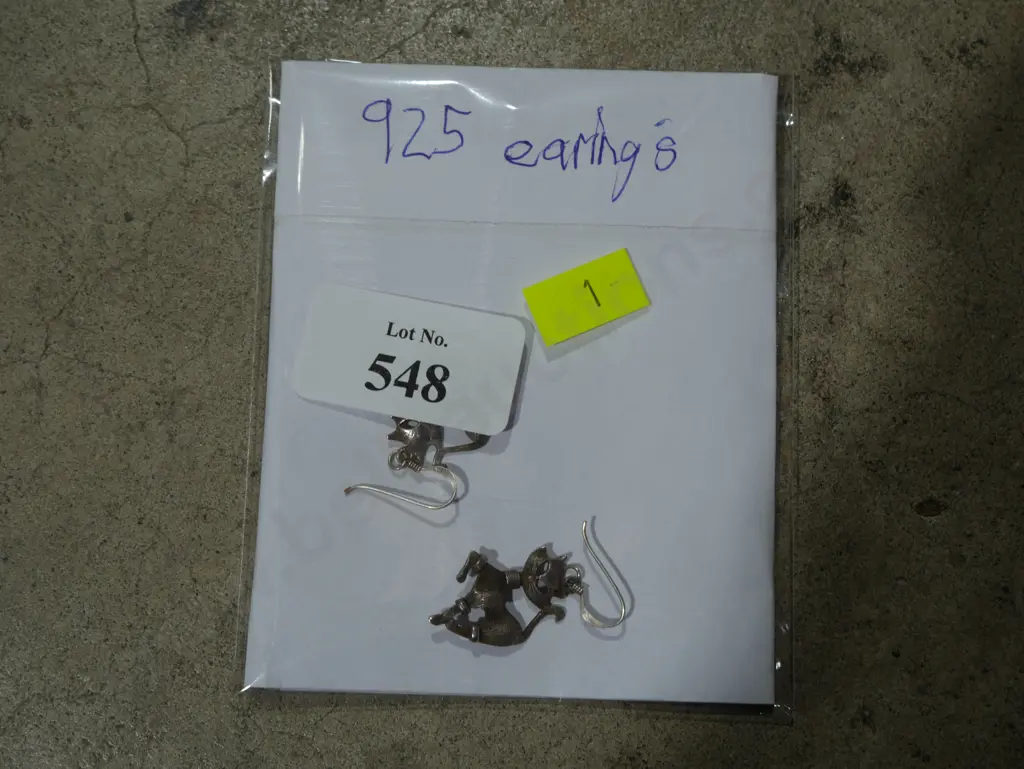 Silver earrings Image 1++
