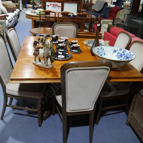Dining table and 6 chairs