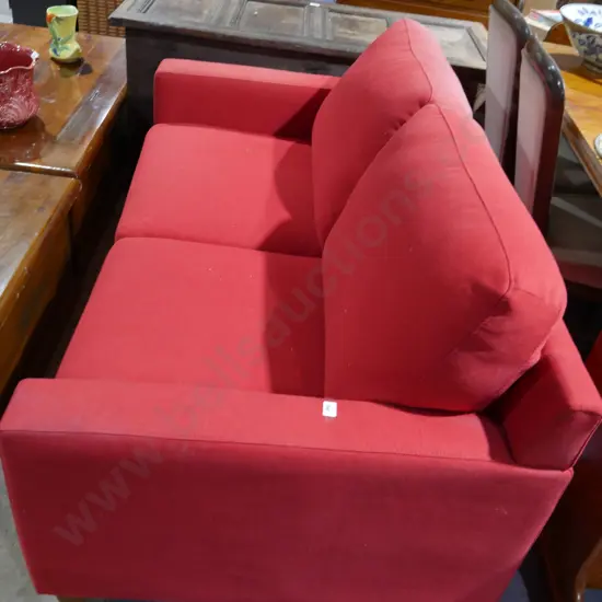 Red toeta sofa