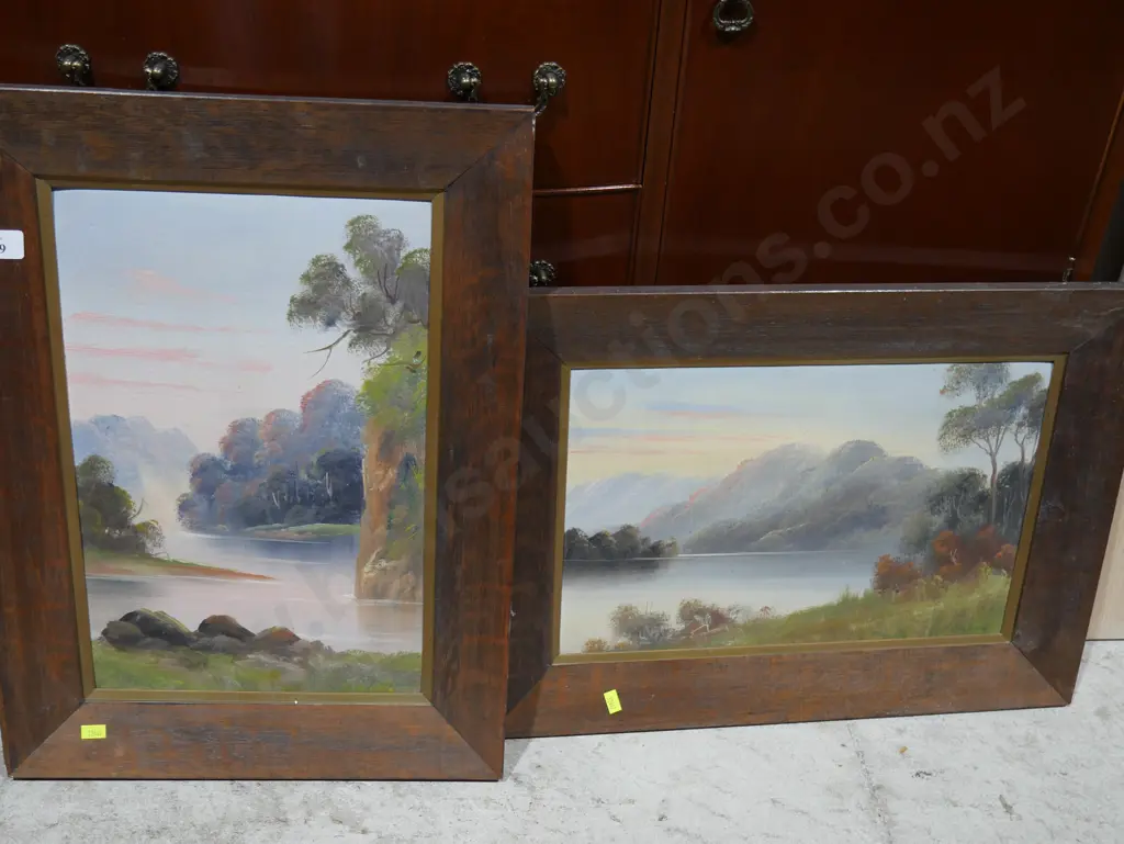 2 landscape oil paintings Image 1++