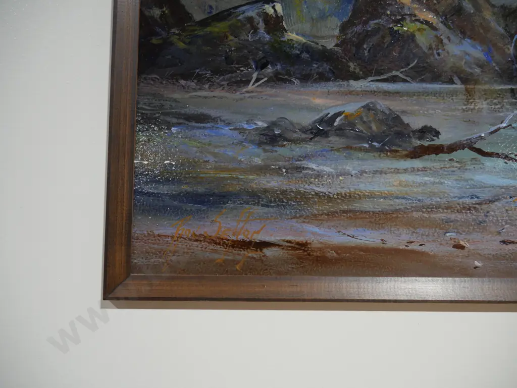 Framed oil painting  - Ray Sefton Image 1++