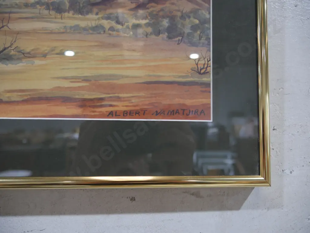 Albert Namatjira landscape watercolour Image 1++