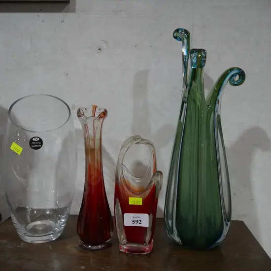 Art glass vases