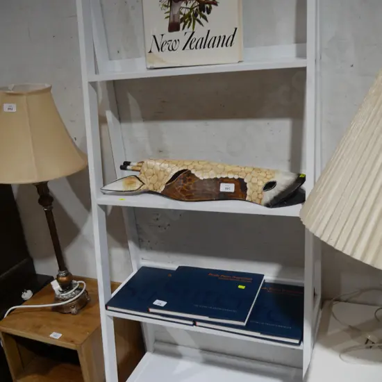 4 tier ladder shelf bookcase
