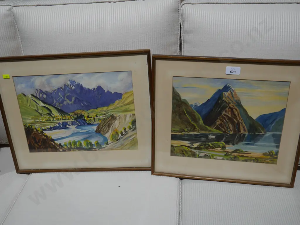 Two framed artworks Image 1++