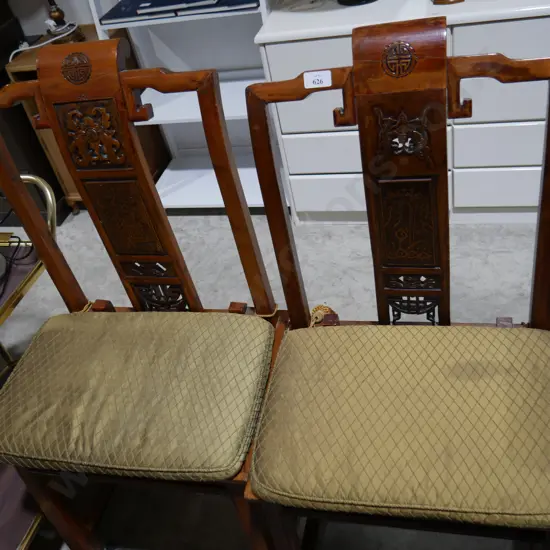 2 oriental chairs