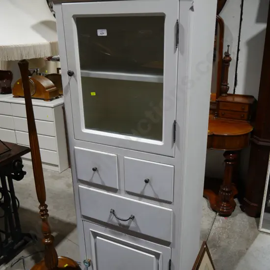 White wall unit