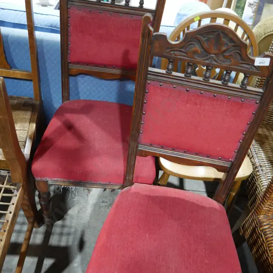 Two dining chairs