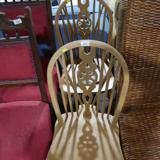 Two dining chairs