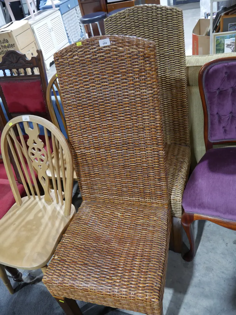 Two cane chairs Image 1++