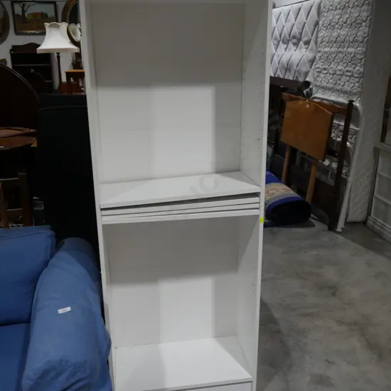 White bookcase