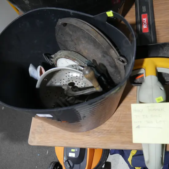 Hedge trimmer, mincer, scale etc